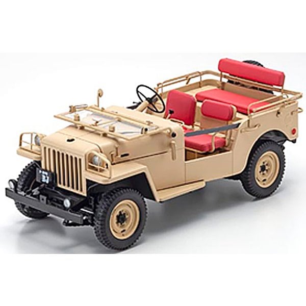 Load image into Gallery viewer, KYOSHO KS08959BE 1/18 Toyota Land Cruiser BJ Beige Diecast
