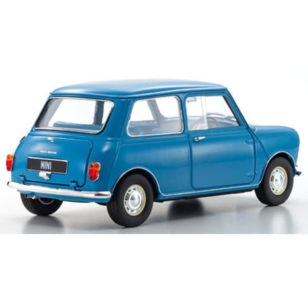 Cargue la imagen en el visor de la galería, Reserva KYOSHO KS08964BL 1/18 Morris Mini Mk.1 1959 Clipper Blue Diecast
