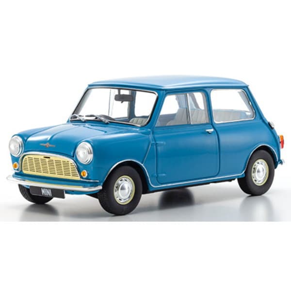 Laden Sie das Bild in Galerie -Viewer, KYOSHO KS08964BL 1/18 Morris Mini Mk.1 1959 Clipper Blue Diecast
