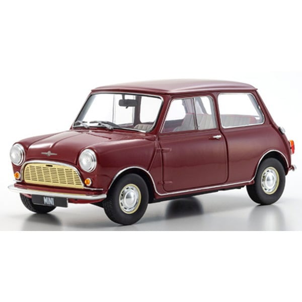 Laden Sie das Bild in Galerie -Viewer, KYOSHO KS08964R 1/18 Morris Mini Mk.1 1959 Cherry Red Diecast
