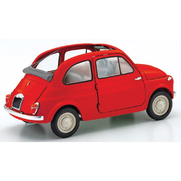 Cargue la imagen en el visor de la galería, Reserva KYOSHO KS08966R 1/18 Fiat Nuova 500 Coral Red Diecast
