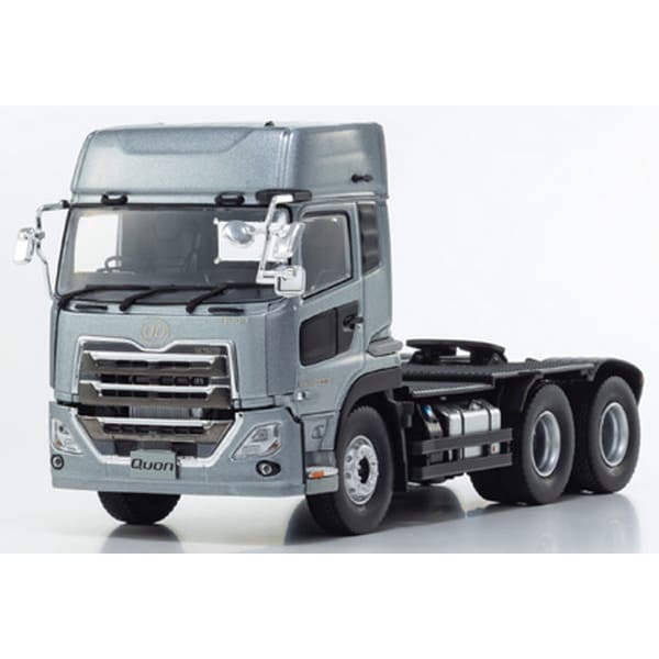 Load image into Gallery viewer, KYOSHO KS67375S 1/43 UD Quon GW 6x4 Tractor Silver Diecast
