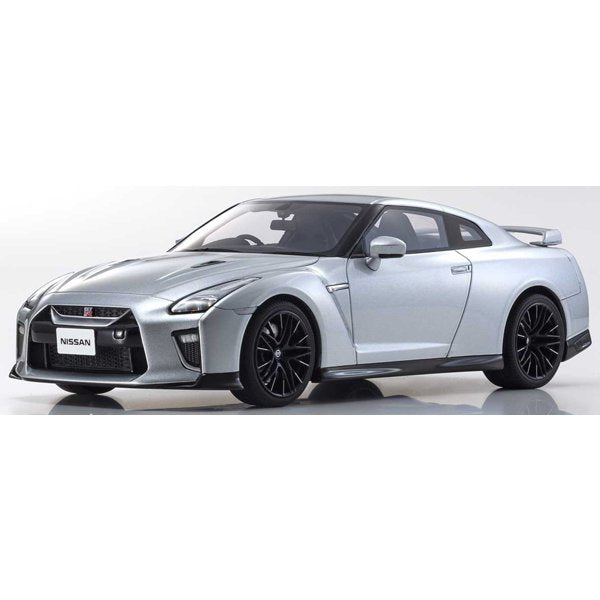 KYOSHO KSR18044S 1/18 Nissan GT-R 2020 Plata [Coche en miniatura fundido en resina]