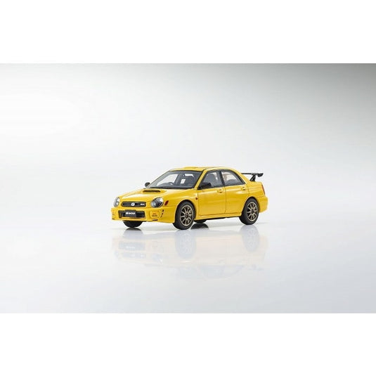 KYOSHO KSR43118Y 1/43 Subaru Impreza S202 jaune [voiture miniature en résine moulée]