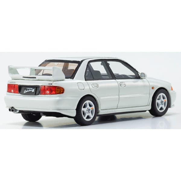 Chargez l&#39;image dans la visionneuse de la galerie, Précommande KYOSHO KSR43120W 1/43 Mitsubishi Lancer Evolution III Blanc [Voiture miniature en résine moulée]
