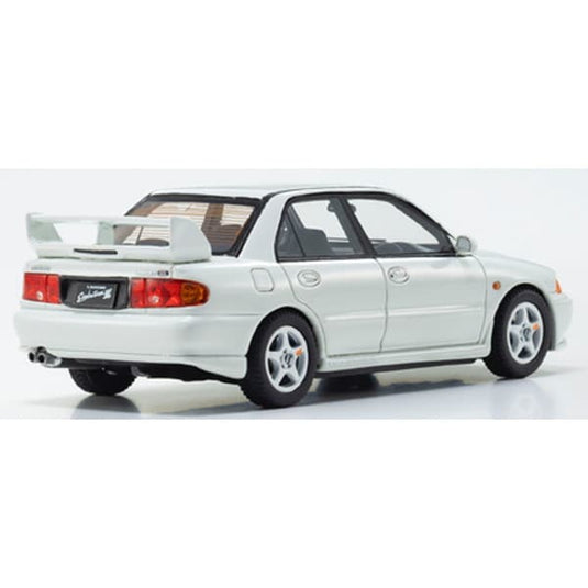 Précommande KYOSHO KSR43120W 1/43 Mitsubishi Lancer Evolution III Blanc [Voiture miniature en résine moulée]