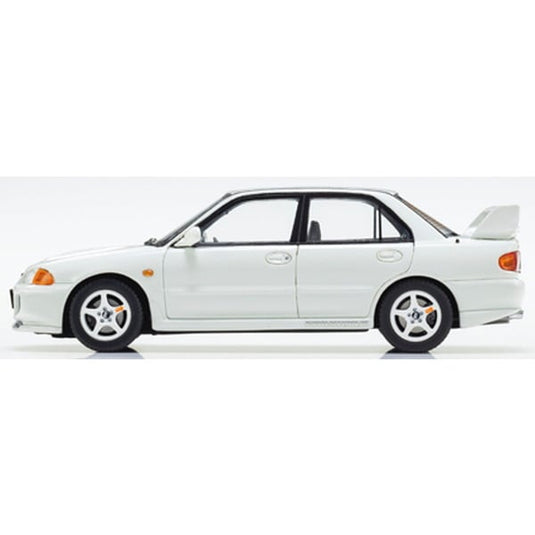 Reserva KYOSHO KSR43120W 1/43 Mitsubishi Lancer Evolution III Blanco [Coche en miniatura fundido en resina]