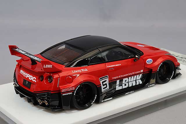 Laden Sie das Bild in Galerie -Viewer, EIDOLON 1/43 LB-Silhouette Works GT 35GT-RR Red/Black
