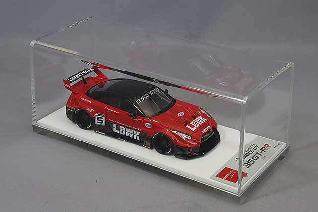 Laden Sie das Bild in Galerie -Viewer, EIDOLON 1/43 LB-Silhouette Works GT 35GT-RR Red/Black
