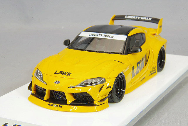 EIDOLON 1/43 LB-WOKS GR Supra 6 Spoke Wheels Lightning Yellow