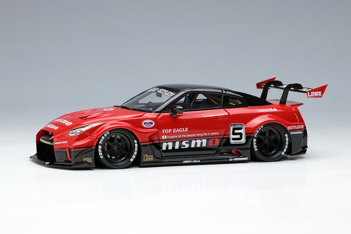 Carica immagine in Galleria Viewer, EIDOLON LB014A 1/43 LB-Silhouette WORKS GT 35GT-RR [GT Wing] Red / Black Limited 200pcs
