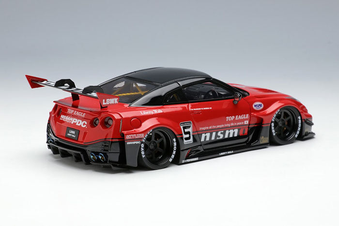 Laden Sie das Bild in Galerie -Viewer, EIDOLON LB014A 1/43 LB-Silhouette WORKS GT 35GT-RR [GT Wing] Red / Black Limited 200pcs
