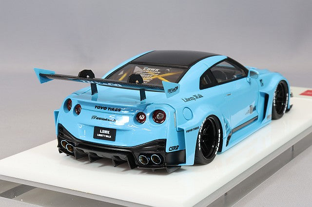 Cargue la imagen en el visor de la galería, EIDOLON 1/43 LB Silhouette Works GT 35GT-RR GT Wing Pearl Light Blue
