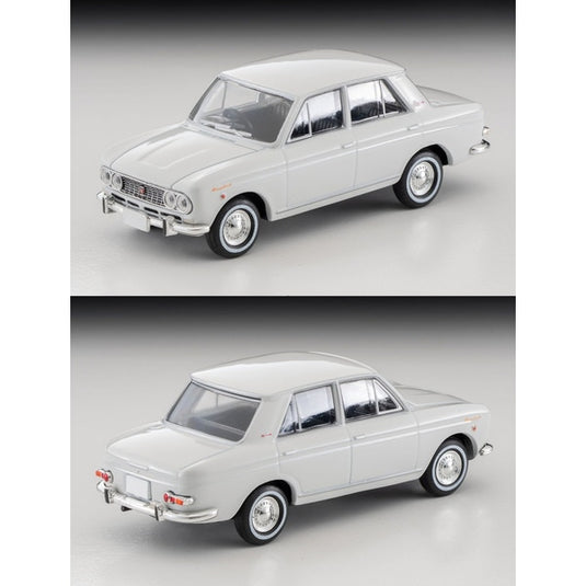 Tomica LV-205a 1/64 Datsun Bluebird 4 portes 1600SSS blanc 1965 moulé sous pression