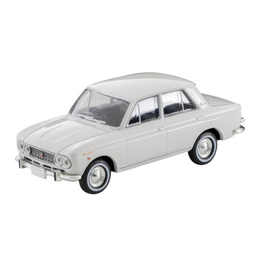 Tomica LV-205a 1/64 Datsun Bluebird 4 puertas 1600SSS blanco 1965 fundido a presión