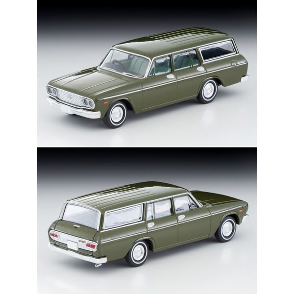 Load image into Gallery viewer, Tomica LV-206a 1/64 Toyopet Crown Custom Green 1966  Diecast
