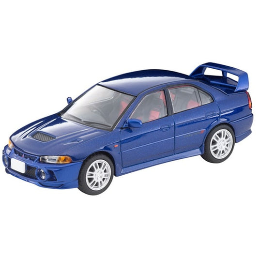 Tomica LV-N186e 1/64 Mitsubishi Lancer GSR Evolution IV Navy  Diecast