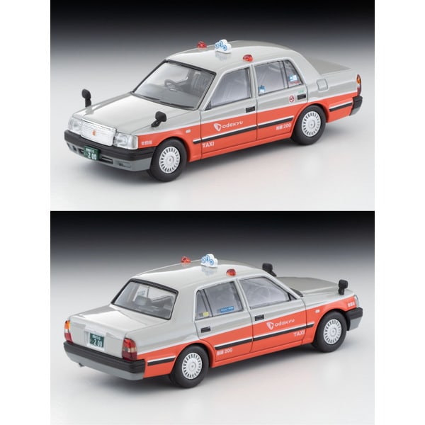 Laden Sie das Bild in Galerie -Viewer, Tomica LV-N218b 1/64 Toyota Crown Comfort Taxi Odakyu Transportation  Diecast
