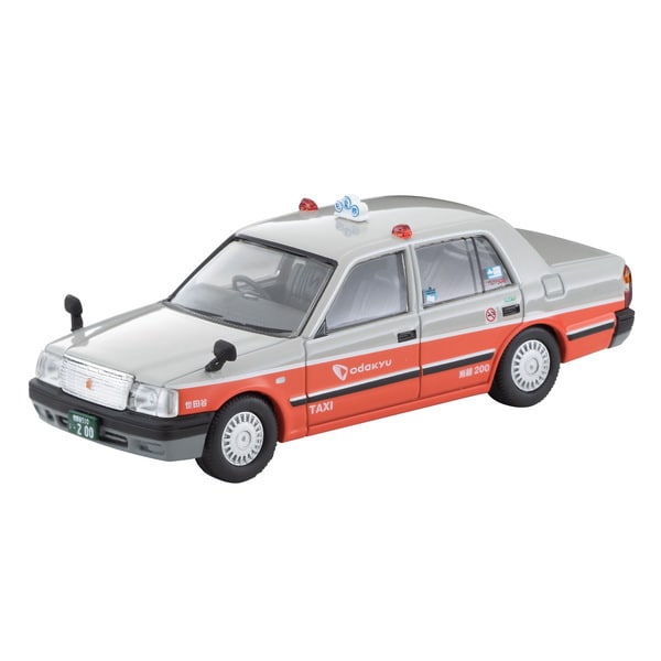 Cargue la imagen en el visor de la galería, Tomica LV-N218b 1/64 Toyota Crown Comfort Taxi Odakyu transporte fundido a presión
