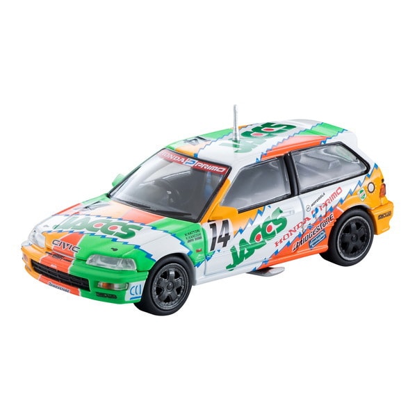 Laden Sie das Bild in Galerie -Viewer, Tomica LV-N229b 1/64 JACCS-Civic 1992 Spec  Diecast
