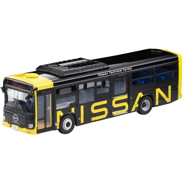 Tomica LV-N245e 1/64 Isuzu Erga Nissan Shuttle Bus Lightning Yellow/Black  Diecast