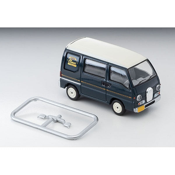 Chargez l&#39;image dans la visionneuse de la galerie, Tomica LV-N249d 1/64 Subaru Sambar Dias classique marine/blanc 1994 moulé sous pression
