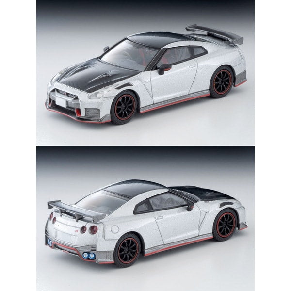 Cargue la imagen en el visor de la galería, Tomica LV-N254d 1/64 Nissan GT-R NISMO Edición Especial 2022 Modelo Plata Diecast
