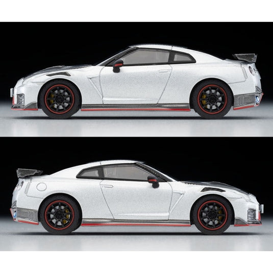 Tomica LV-N254d 1/64 Nissan GT-R NISMO Edición Especial 2022 Modelo Plata Diecast