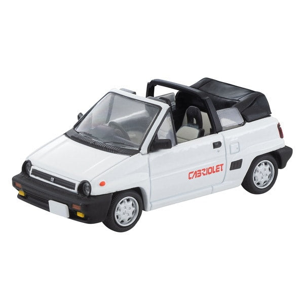 Laden Sie das Bild in Galerie -Viewer, Tomica LV-N262b 1/64 Honda City Cabriolet White 1984  Diecast
