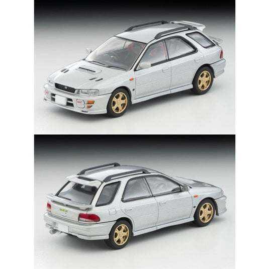 Pre-order Tomica LV-N281c 1/64 Subaru Impreza Pure Sports Wagon WRX STi Ver.V Silver 1998  Diecast