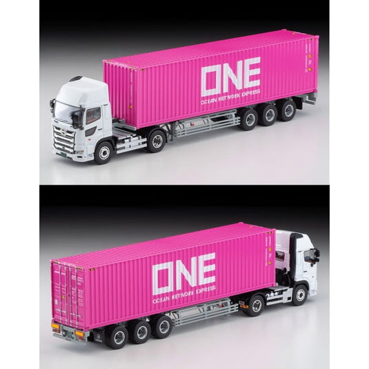 Pre-order Tomica LV-N292b 1/64 Hino Profia 40ft Sea Container Trailer Toho Vehicle TC36H1C34 Ocean Network Express  Diecast