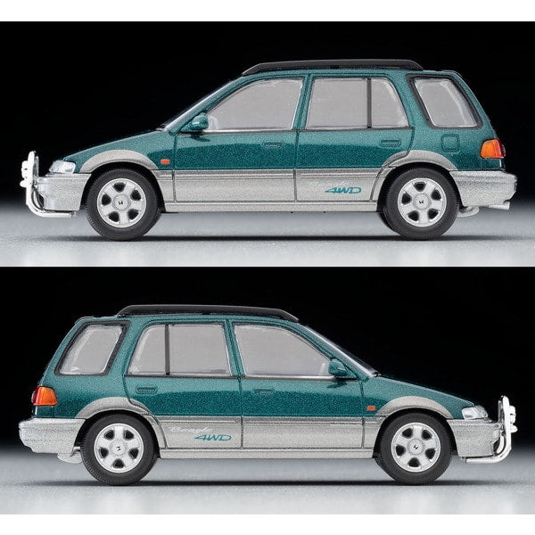 Load image into Gallery viewer, Pre-order Tomica LV-N293b 1/64 Honda Civic Shuttle Beagle Green/Grey 1994  Diecast
