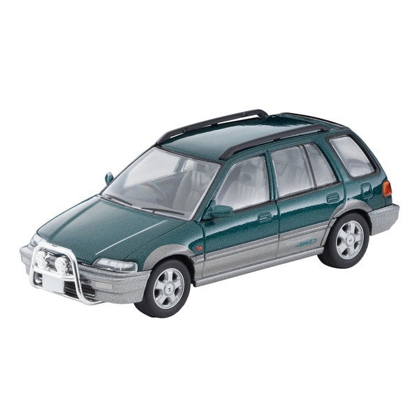 Load image into Gallery viewer, Pre-order Tomica LV-N293b 1/64 Honda Civic Shuttle Beagle Green/Grey 1994  Diecast
