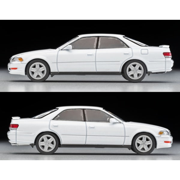 Laden Sie das Bild in Galerie -Viewer, Tomica LV-N299a 1/64 Toyota Mark II 2.5 Tourer V White 1998  Diecast
