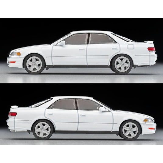 Tomica LV-N299a 1/64 Toyota Mark II 2.5 Tourer V Blanco 1998 Diecast