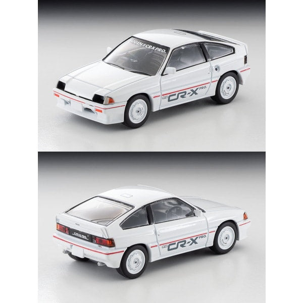 Cargue la imagen en el visor de la galería, Tomica LV-N302a 1/64 Honda Ballade Sports CR-X Mugen CR-X Pro modelo temprano blanco fundido a presión
