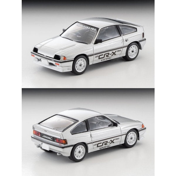 Laden Sie das Bild in Galerie -Viewer, Tomica LV-N303a 1/64 Honda Ballade Sports CR-X Mugen CR-X Pro Silver Late Model  Diecast
