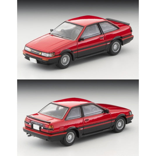 Tomica LV-N304a 1/64 Toyota Corolla Levin 2-Door GT-APEX Red/Black 1985  Diecast