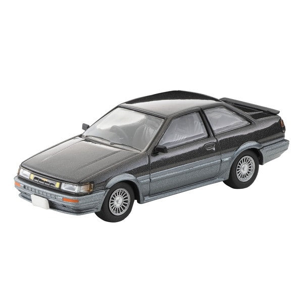 Chargez l&#39;image dans la visionneuse de la galerie, Tomica LV-N304b 1/64 Toyota Corolla Levin 2 portes GT-APEX noir/gris 1985 moulé sous pression
