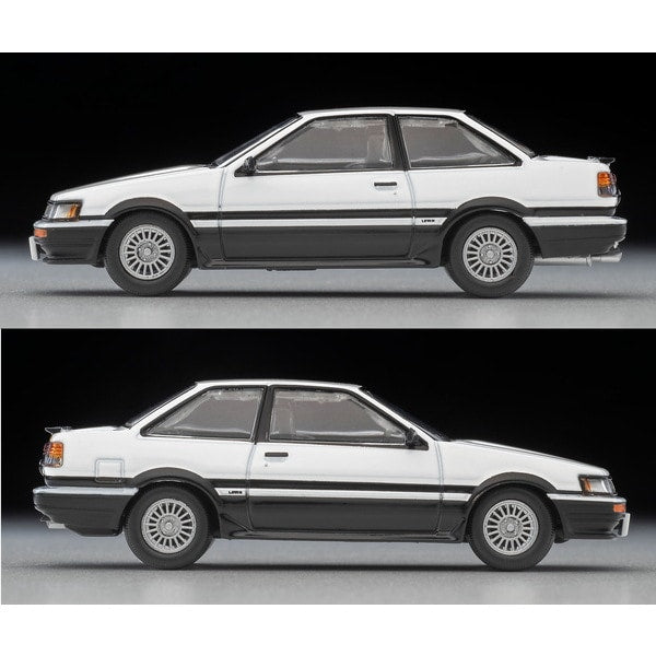 Load image into Gallery viewer, Pre-order Tomica LV-N304c 1/64 Toyota Corolla Levin 2-Door GT-APEX White/Black 1985  Diecast

