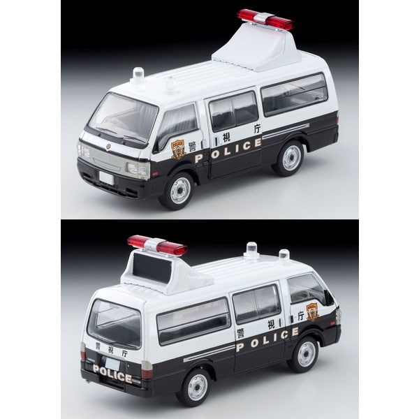 Laden Sie das Bild in Galerie -Viewer, Tomica LV-N309a 1/64 Mazda Bongo Brawny Van Guide Sign Vehicle Metropolitan Police Department  Diecast
