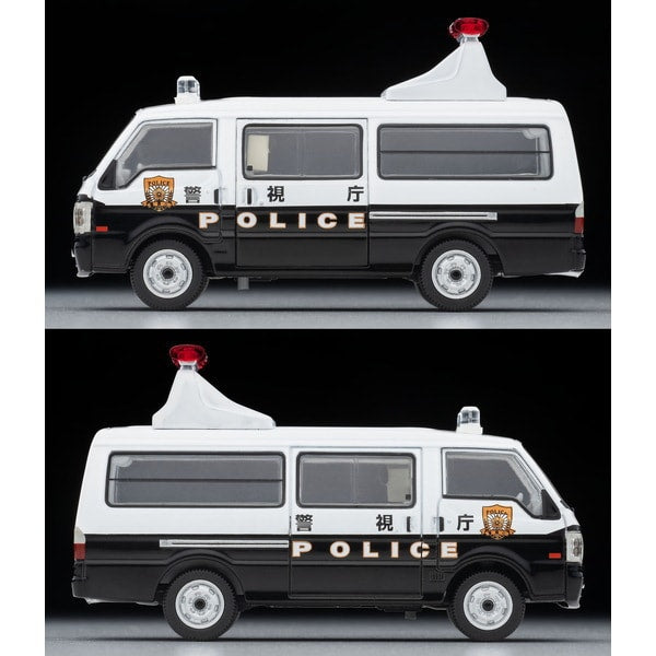 Cargue la imagen en el visor de la galería, Tomica LV-N309a 1/64 Mazda Bongo Brawny Van guía señal vehículo Departamento de Policía Metropolitana fundido a presión
