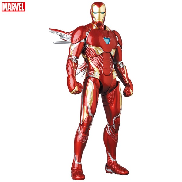 Carica immagine in Galleria Viewer, MEDICOM TOY MAFEX IRON MAN MARK50 INFINITY WAR Ver. [Pre-painted Articulated Figure Approximately 160mm]
