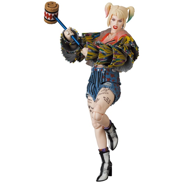 MEDICOM TOY MAFEX HARLEY QUINN(Caution Tape Jacket Ver.) [Pre-painted Articulated Figure Approximately 150mm]