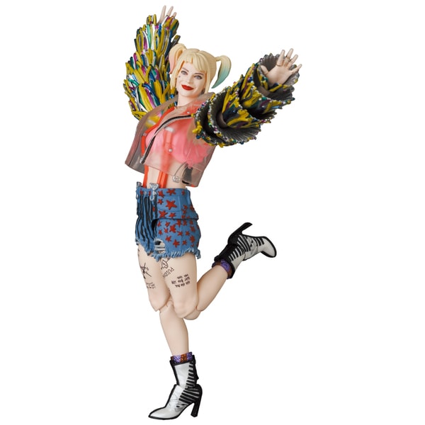 Load image into Gallery viewer, MEDICOM TOY MAFEX HARLEY QUINN(Caution Tape Jacket Ver.) [Pre-painted Articulated Figure Approximately 150mm]
