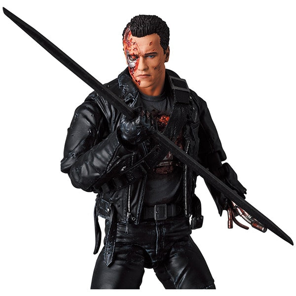 Chargez l&#39;image dans la visionneuse de la galerie, MEDICOM TOY MAFEX No.191 Terminator 2: Judgment Day T-800 (T2: BATTLE DAMAGE Ver.) [Pre-painted Articulated Figure Approximately 160mm]
