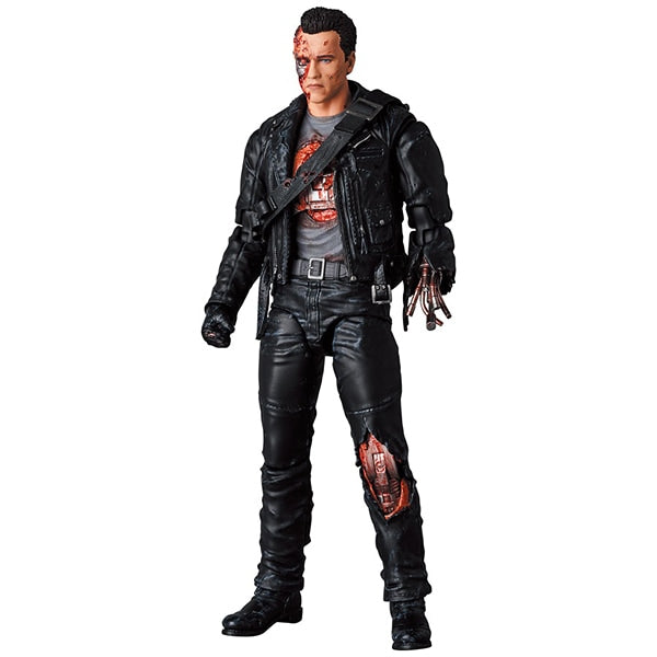 Chargez l&#39;image dans la visionneuse de la galerie, MEDICOM TOY MAFEX No.191 Terminator 2: Judgment Day T-800 (T2: BATTLE DAMAGE Ver.) [Pre-painted Articulated Figure Approximately 160mm]
