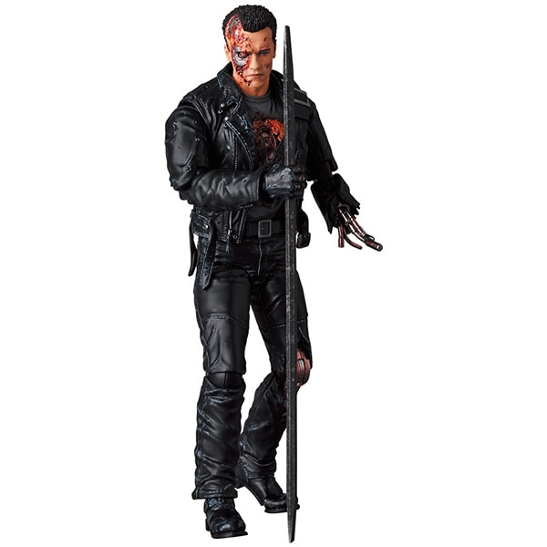 MEDICOM TOY MAFEX No.191 Terminator 2: Judgment Day T-800 (T2: BATTLE DAMAGE Ver.) [Pre-painted Articulated Figure Approximately 160mm]