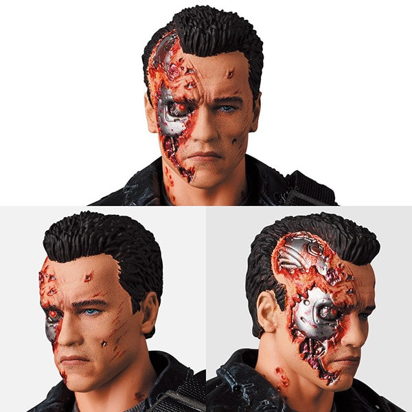 Laden Sie das Bild in Galerie -Viewer, MEDICOM TOY MAFEX No.191 Terminator 2: Judgment Day T-800 (T2: BATTLE DAMAGE Ver.) [Pre-painted Articulated Figure Approximately 160mm]
