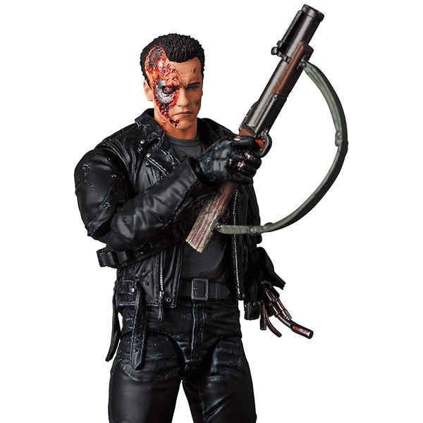 Load image into Gallery viewer, MEDICOM TOY MAFEX No.191 Terminator 2: Judgment Day T-800 (T2: BATTLE DAMAGE Ver.) [Pre-painted Articulated Figure Approximately 160mm]
